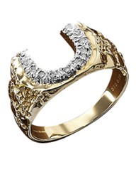 9 Carat Gold Diamond Set Ring