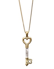 Elements 9 Carat Gold Key Pendant