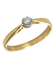18 Carat Gold Diamond Solitaire Ring