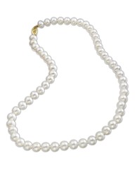 9 Carat Gold White Pearl Necklace
