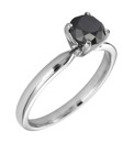 9 Carat White Gold Solitaire Ring