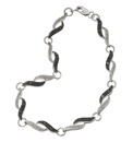 Sterling Silver Diamond Bracelet