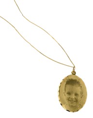 9 Carat Gold Photo Pendant