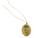 9 Carat Gold Photo Pendant