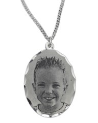 Sterling Silver Photo Pendant