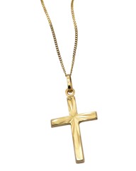 9 Carat Gold Small Cross Pendant