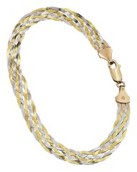 9 Carat Gold Lattice Bracelet