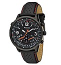 Accurist Chronograph Leather Strap Watch