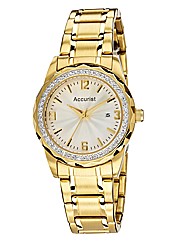 Accurist Ladies Gold-tone Bracelet Watch