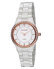 Accurist Ladies Ceramic Bracelet Watch
