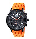 Accurist Gents Orange Strap Watch