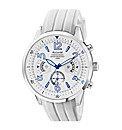 Accurist Gents White Chronograph Watch
