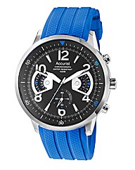 Accurist Gents Blue Chronograph Watch