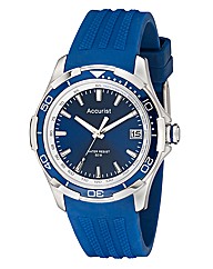 Accurist Gents Blue Strap Watch