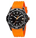 Accurist Gents Orange Strap Watch