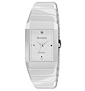 Accurist Ceramic Diamond Set White Watch