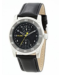 Voi Jeans Gents Black Strap Watch