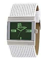 Henleys Clothing White Strap Watch