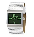 Henleys Clothing White Strap Watch