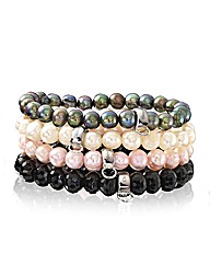 Chrysalis Gemstone Bead Stretch Bracelet