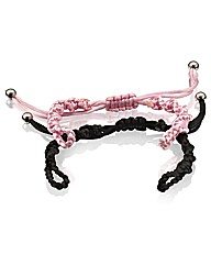 Cuffs of Love Pack of 2 Braided Bracelet