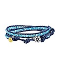 Ladies Wrap Around Leather&Bead Bracelet