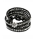 345 Wrap Silver Coloured Bracelet