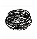 345 Wrap Silver Coloured Bracelet
