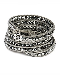 345 Wrap Crystal Bracelet