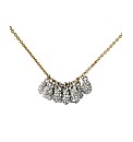 French Connection Cluster Long Necklace