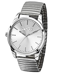 Gio-Goi Ladies Large Round Dial Stretch