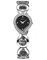 Seksy Ladies Black Dial Bracelet Watch