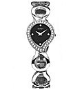 Seksy Ladies Black Dial Bracelet Watch