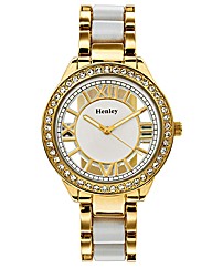 Ladies See-Through Dial Bracelet Watch