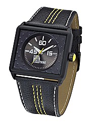 Henleys Clothing Gents Black Strap Watch