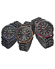 Slazenger Gents Black Sports Watch