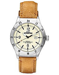 Timex Expedition Gents Tan Strap Watch