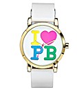 Pauls Boutique Ladies White Strap Watch