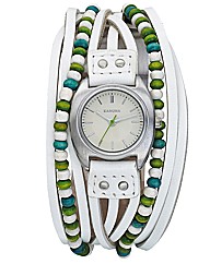 Kahuna Ladies Beaded Strap Watch