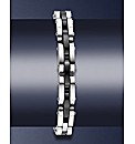 Gents Stainless Steel Ceramic Bracelet
