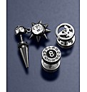 Set of 3 Gents Barbell Studs