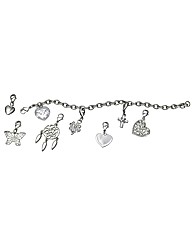 Heart Charm Bracelet Giftset