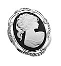 Cameo-Style Brooch