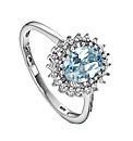 Sterling Silver and Blue Topaz Ring