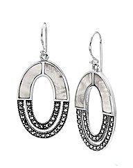Sterling Silver & Marcasite Earrings