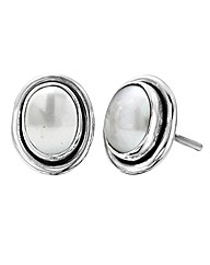 Sterling Silver Gemstone Stud Earrings