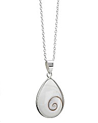 Sterling Silver Shiva Shell Pendant