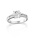 Sterling Silver Cubic Zirconia Ring