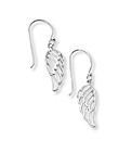 Sterling Silver Angel Wing Earrings