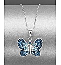 Sterling Silver & Crystal Pendant